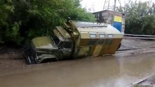 Потоп в Красноярске: видео